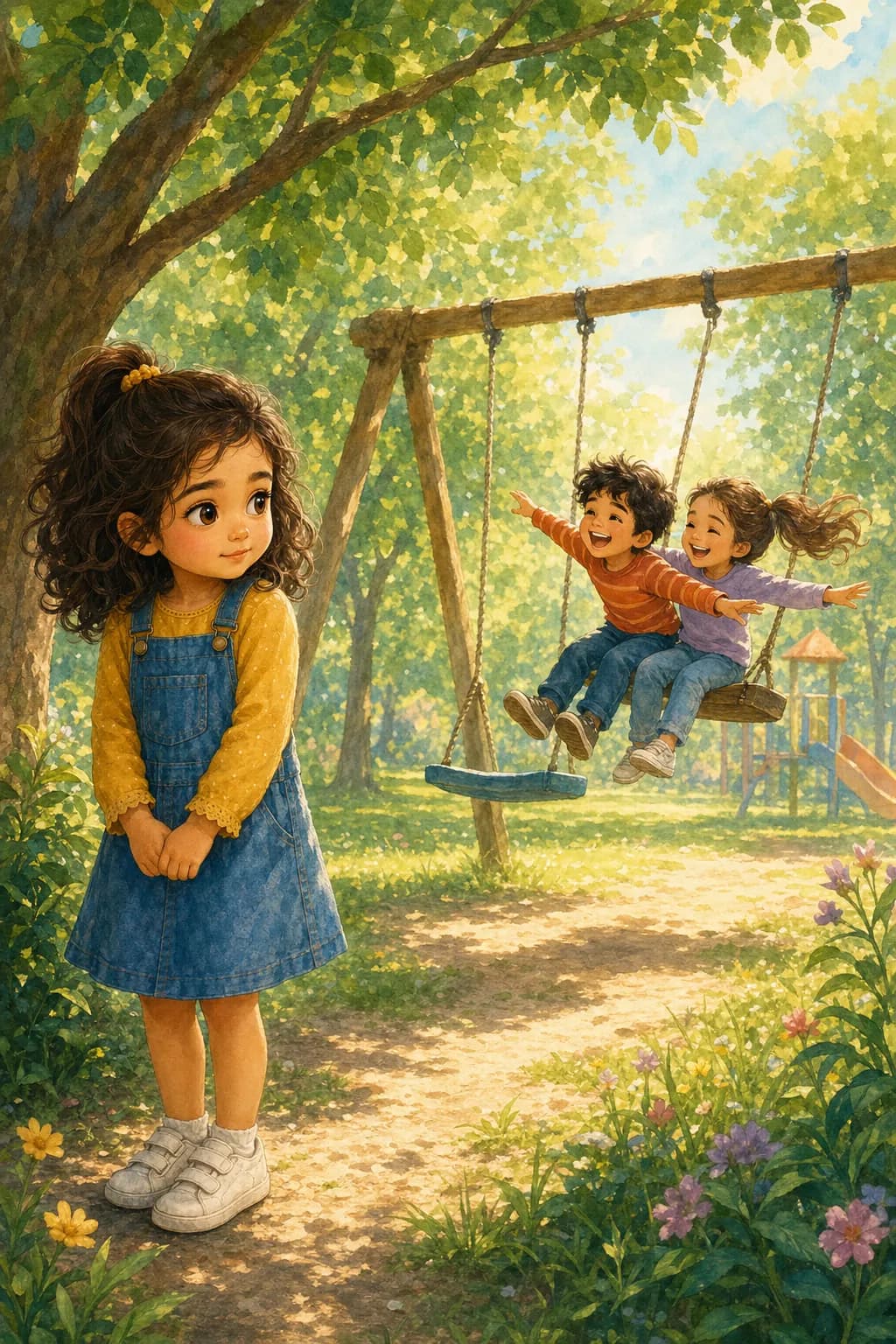 Parktaki Boş Salıncak