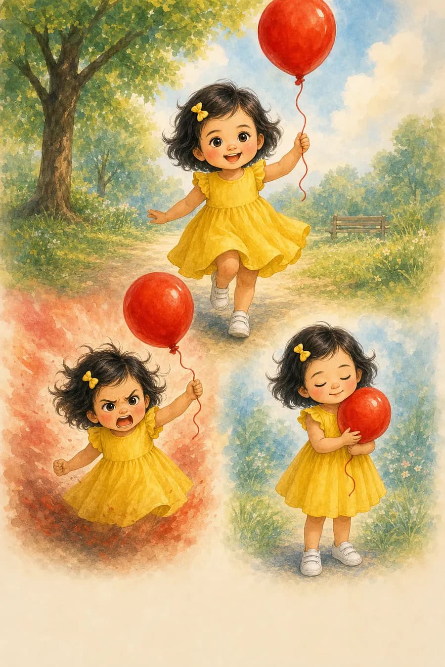 Kırmızı Balon Çok Kızdı — sayfa 1